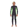 Billabong Absolute 4/3 Junior Back Zip Full Wetsuit Neon Green Kids Wetsuits Billabong 