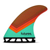 Futures TP1 Large HC - Teal/Orange/Brown - The Finshop