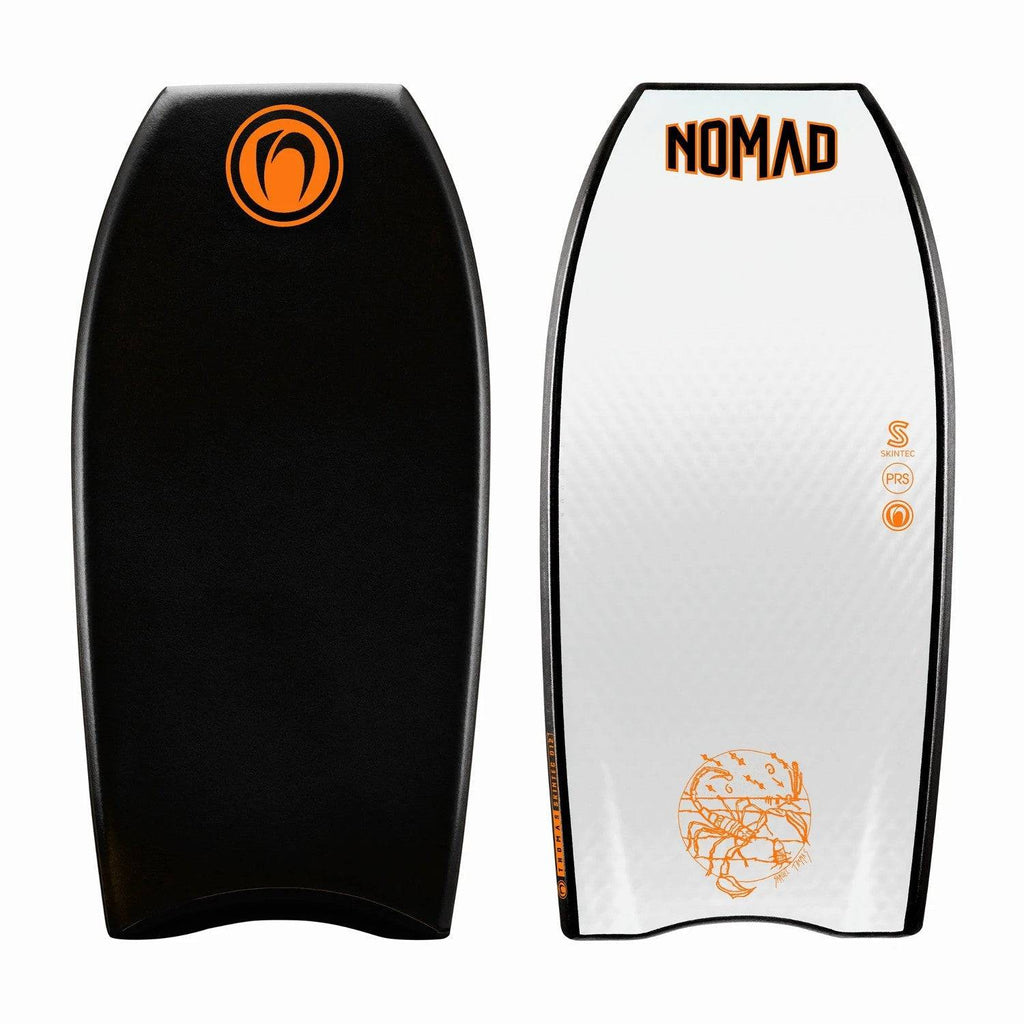 Nomad Sam Thomas Skintec D12 PP Bodyboards & Accessories Nomad Black Deck / White Bottom 41" 