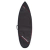 Ocean & Earth Compact Day Shortboard Cover Boardbags Ocean & Earth Black/Red 5'8" 