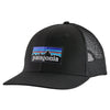 Patagonia P-6 Logo Trucker Hat Apparel Accessories Patagonia Black 