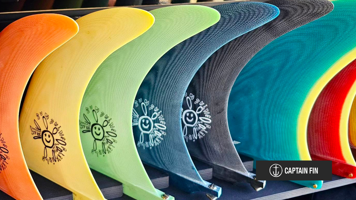 Captain Fin Co Range for 2023 is very bright. Surfboard Fins