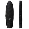 Boardbags - Creatures of Leisure - Creatures Of Leisure Fish Double DT2.0 Boardcover Black Silver - Melbourne Surfboard Shop - Shipping Australia Wide | Victoria, New South Wales, Queensland, Tasmania, Western Australia, South Australia, Northern Territory.