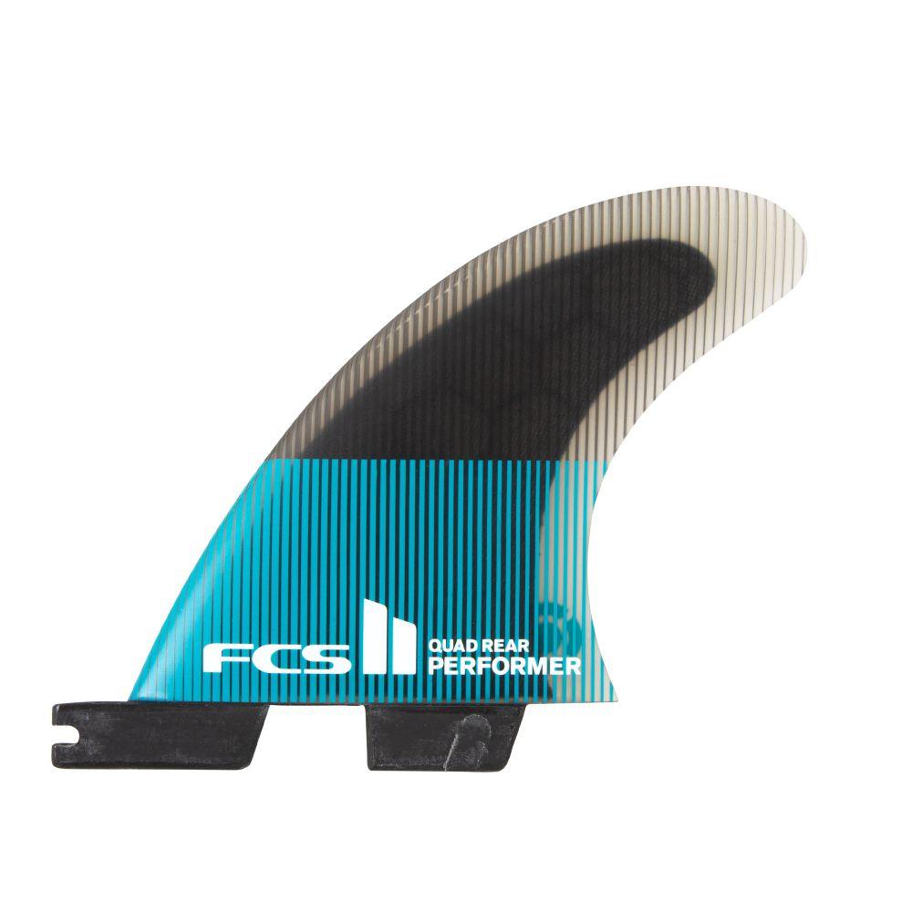Surfboard Fins - FCS - FCS II Performer PC Teal/Black Quad Fins - Melbourne Surfboard Shop - Shipping Australia Wide | Victoria, New South Wales, Queensland, Tasmania, Western Australia, South Australia, Northern Territory.