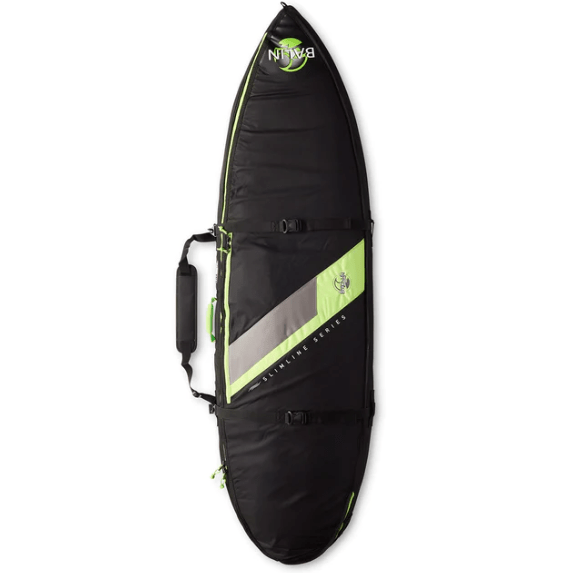 Balin Slimline Triple Surfboard Cover Boardbags Balin 6'6" Black / Green 