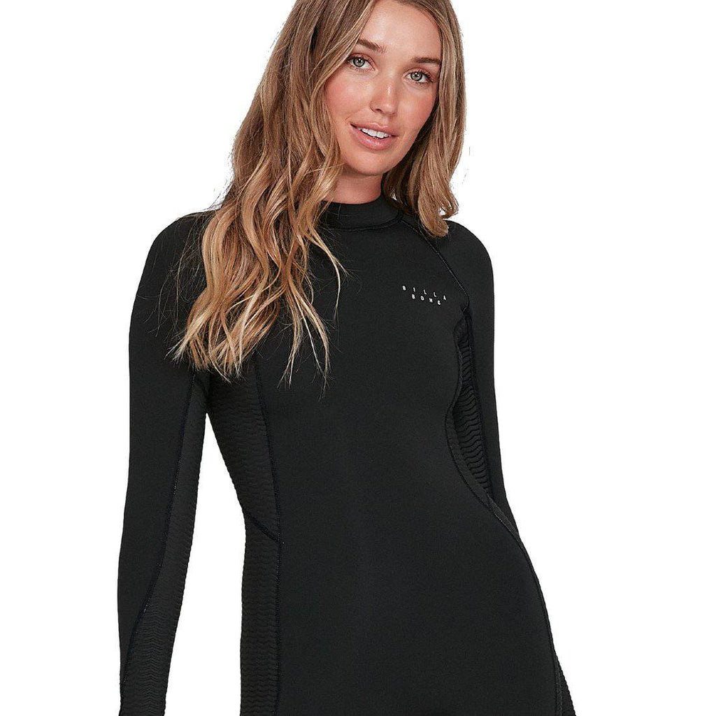 Billabong Fever 2/2 Long Sleeve Springsuit - Black Womens Wetsuits Billabong 