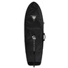 Boardbags - Creatures of Leisure - Creatures Of Leisure Fish Travel DT2.0 Boardcover Black Silver - Melbourne Surfboard Shop - Shipping Australia Wide | Victoria, New South Wales, Queensland, Tasmania, Western Australia, South Australia, Northern Territory.