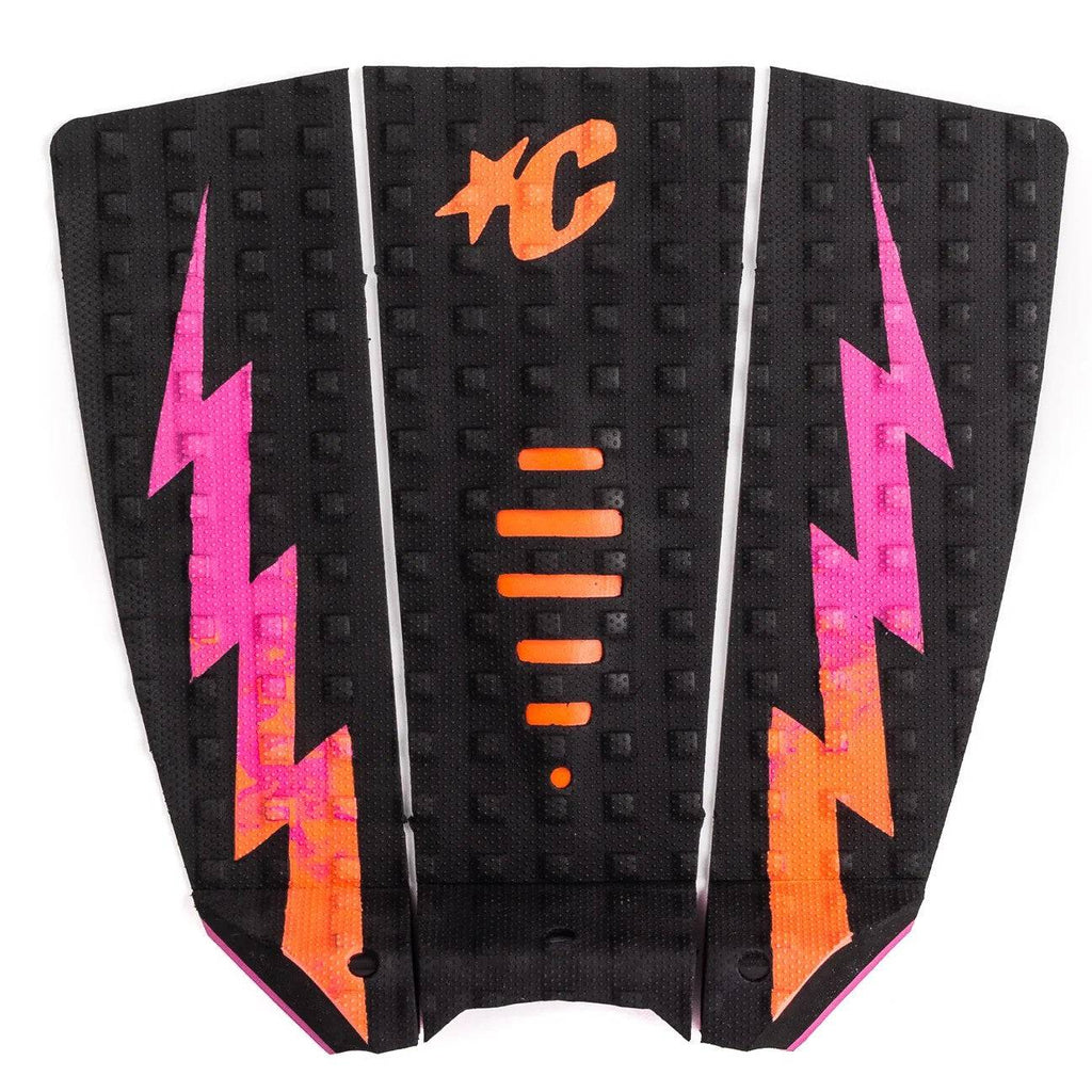 Creatures Of Leisure Mick Eugene Fanning Lite Tail Pad Tailpads Creatures of Leisure Black Fluro Red Fade Pink 