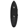 Boardbags - Creatures of Leisure - Creatures Of Leisure Shortboard Travel DT2.0 Boardcover Black Silver - Melbourne Surfboard Shop - Shipping Australia Wide | Victoria, New South Wales, Queensland, Tasmania, Western Australia, South Australia, Northern Territory.