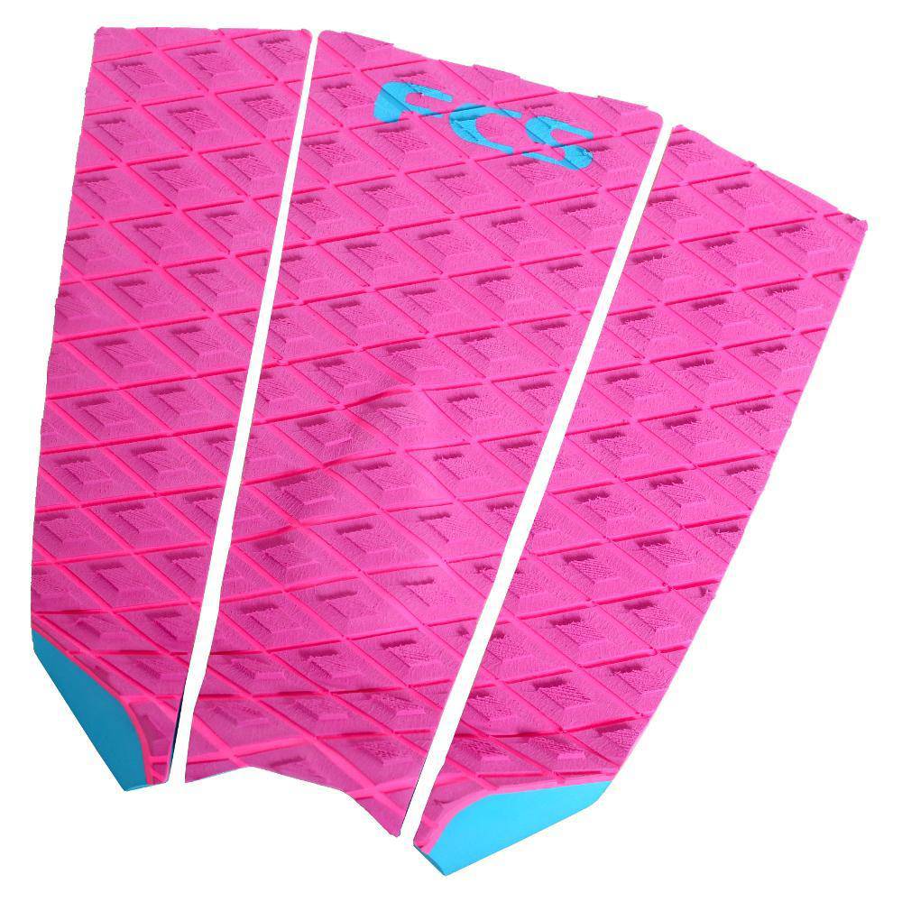 Tailpads - FCS - FCS - Fitzgibbon - 3 Piece Tail Pad - Purple/Bright Pink - Melbourne Surfboard Shop - Shipping Australia Wide | Victoria, New South Wales, Queensland, Tasmania, Western Australia, South Australia, Northern Territory.