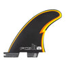 FCS II GL PC Medium Black Tri Fin Set Surfboard Fins FCS 