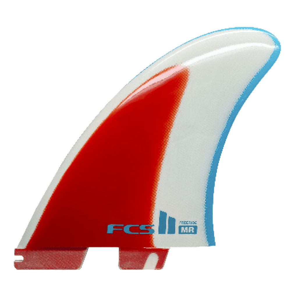 FCS II MR Freeride PG Twin Blue Red White Surfboard Fins FCS 