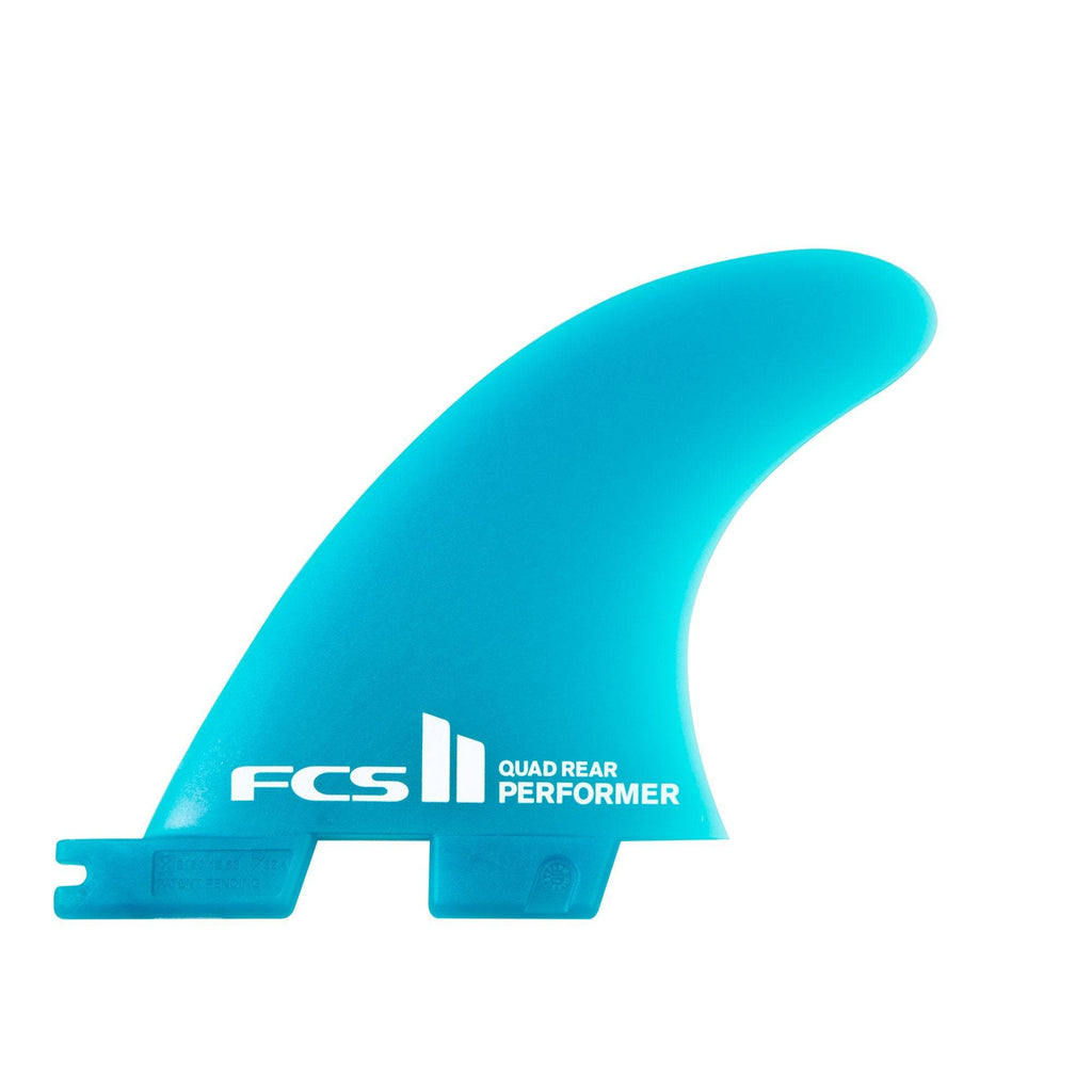 Surfboard Fins - FCS - FCS II Performer Neo Glass Medium Teal Gradient Quad Fins - Melbourne Surfboard Shop - Shipping Australia Wide | Victoria, New South Wales, Queensland, Tasmania, Western Australia, South Australia, Northern Territory.