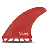 Futures Coffin Bros Medium FG Thruster - Red/Black - The Finshop