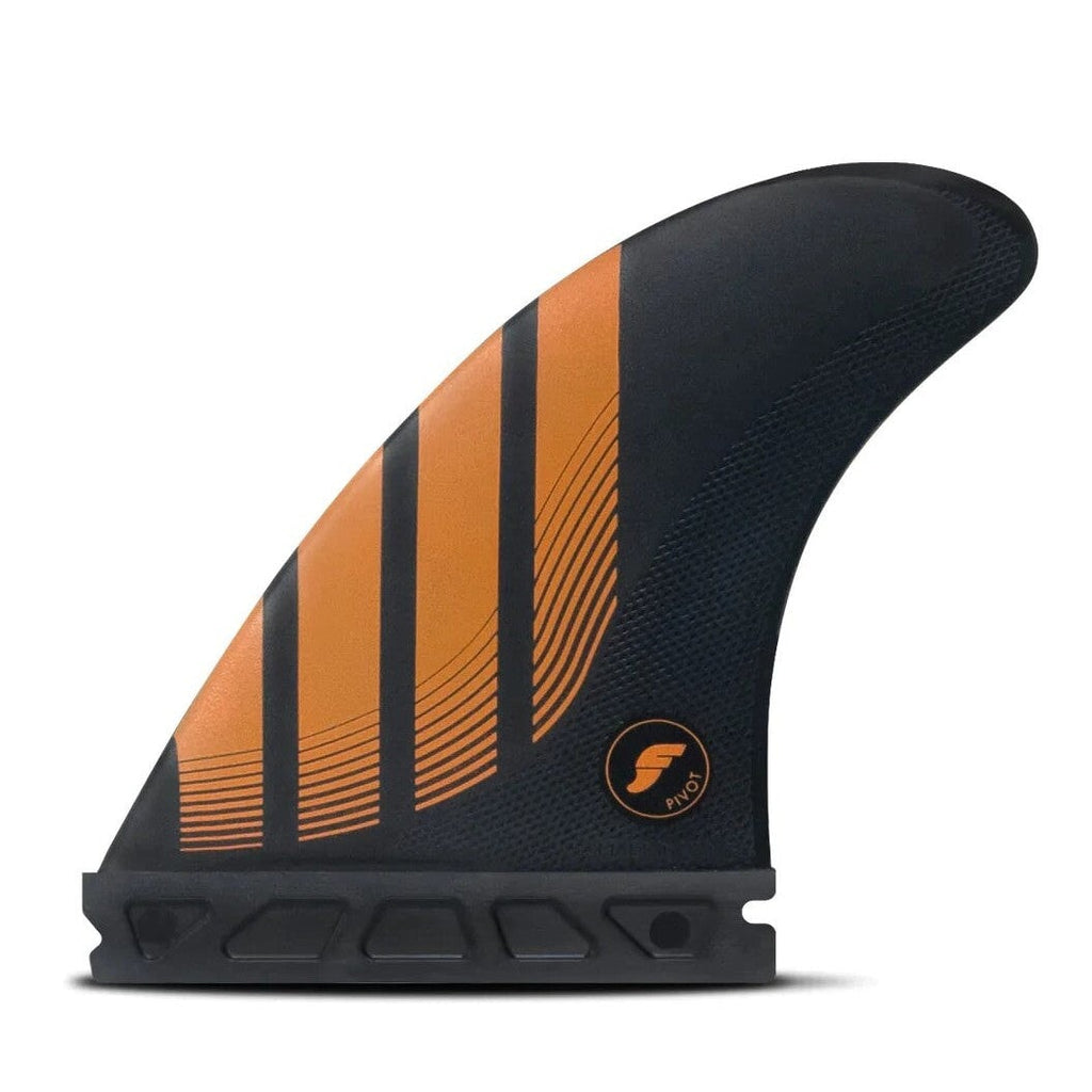 Futures P6 Alpha Medium Thruster Set - Orange Surfboard Fins Futures 