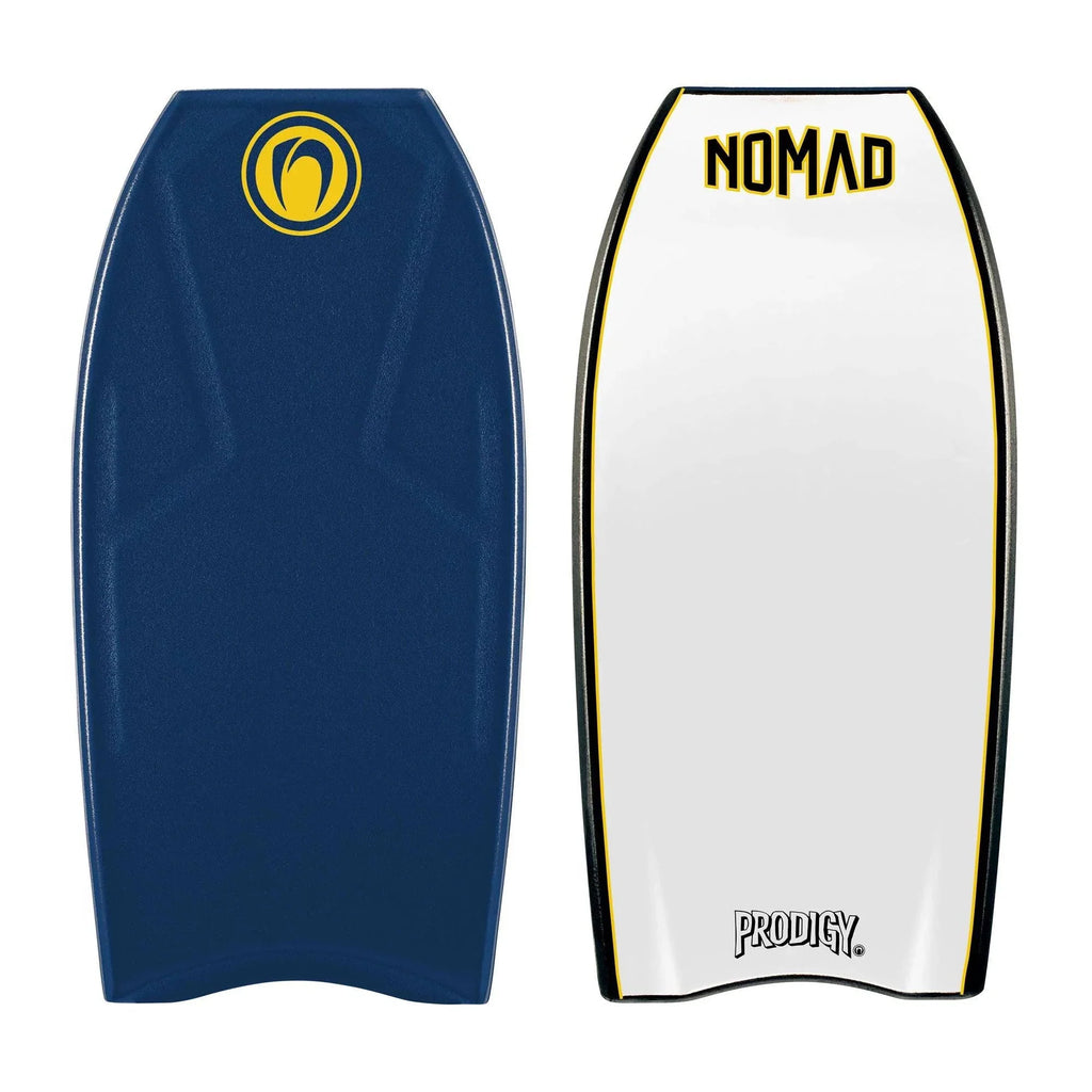 Nomad Prodigy ZED Core Crescent PE Bodyboards & Accessories Nomad 42" Midnight Blue Deck / White Bottom 