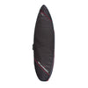 Ocean & Earth Aircon Shortboard Cover Boardbags Ocean & Earth Black/Red 5'8" 