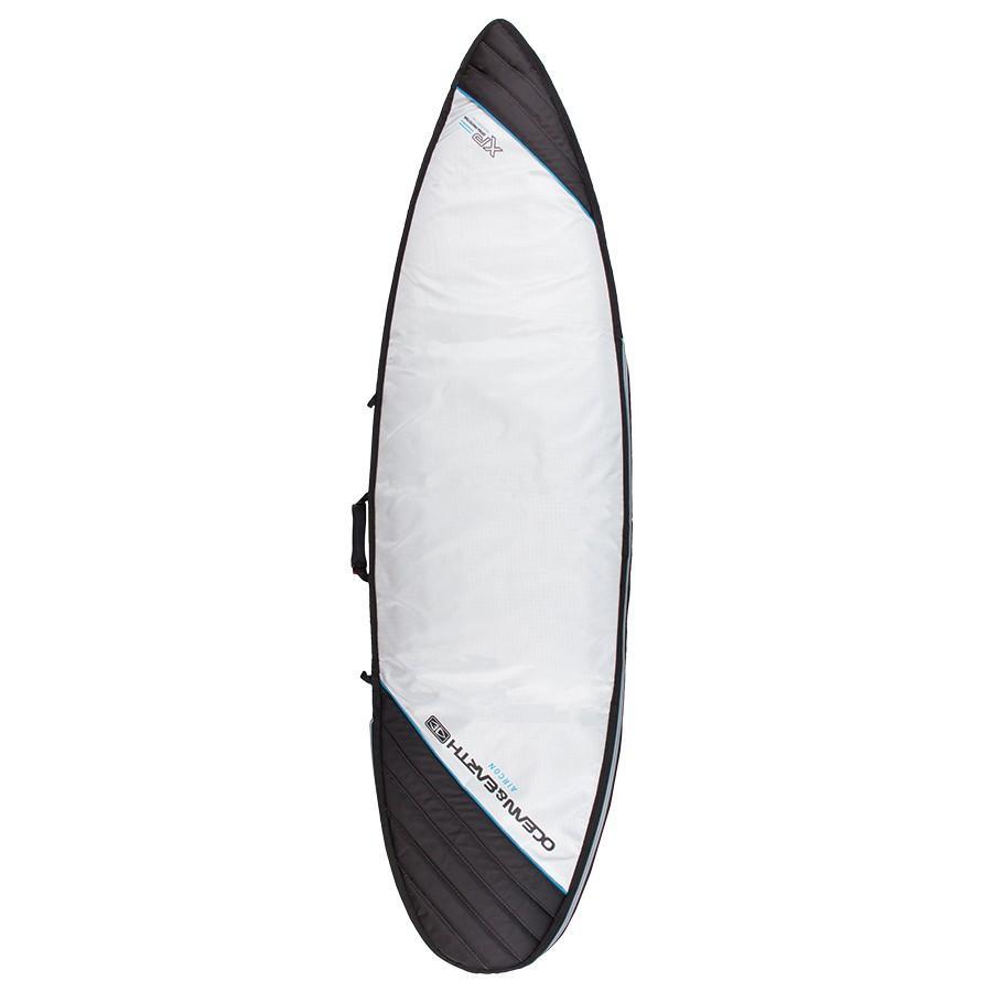 Ocean & Earth Aircon Shortboard Cover Boardbags Ocean & Earth Silver 6'0" 