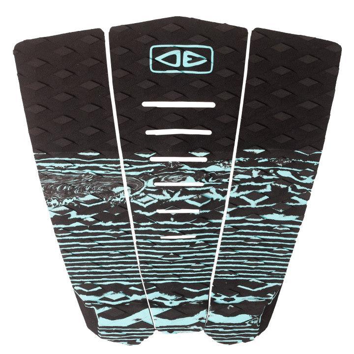 Ocean & Earth Blazed 3 Piece Tail Pad Surfboard Tailpads Ocean & Earth Aqua 