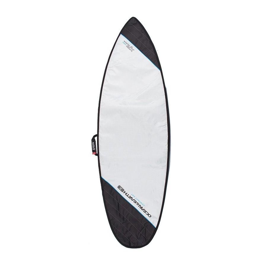 Ocean & Earth Compact Day Shortboard Cover Boardbags Ocean & Earth Silver 5'8" 