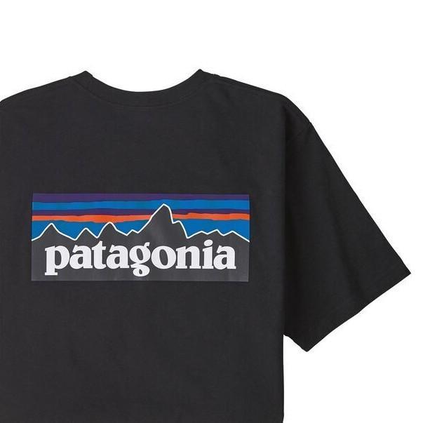 Patagonia M's P-6 Logo Responsibili-Tee Apparel Patagonia Black S 