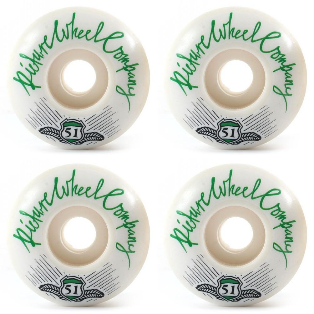 Picture Wheel Co - Shield 83B Conical Shape 51mm (Green) Skateboard Hardware Picture Wheel Co 