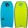 VS Flow PE Bodyboard Bodyboards & Accessories VS 43" Aqua/Fluro Yellow 