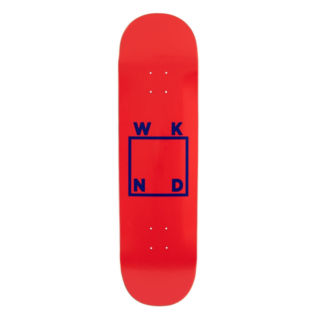 WKND Red & Blue Logo Deck 8.375 Skateboard Hardware WKND 